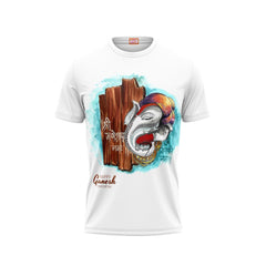 Next Print Ganesha Printed Tshirt White Colour Design 13