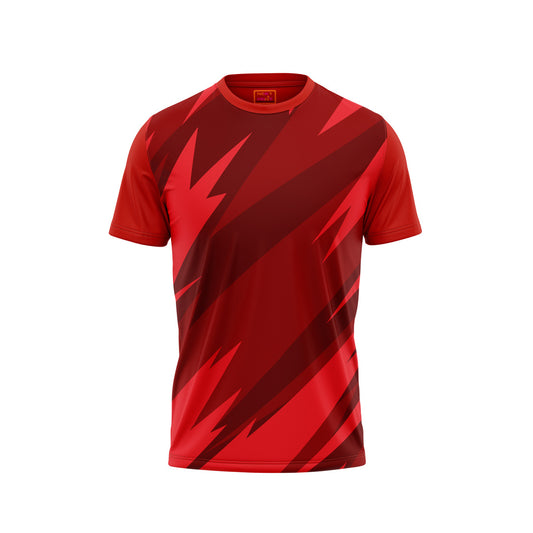 Red Round Neck Half Sleeve Tshirt NextprintrE1139