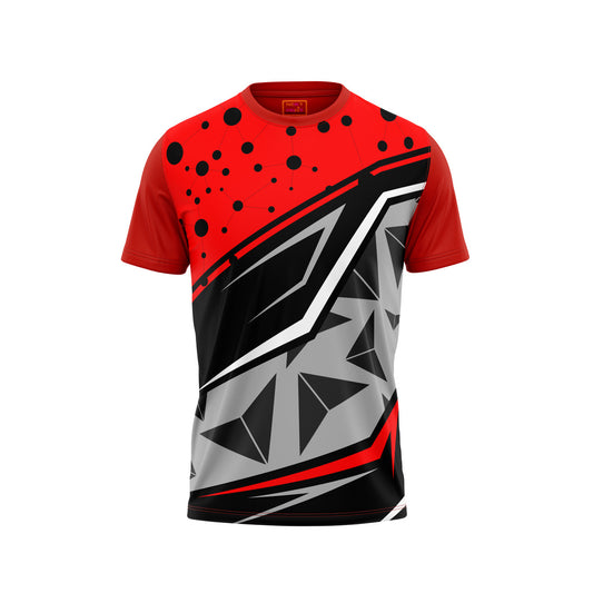 Red Round Neck Half Sleeve Tshirt NextprintrE118