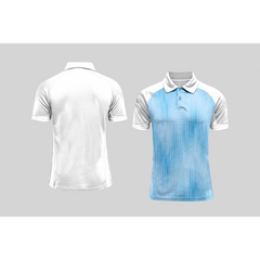Next Print Cricket Polo Half White Customized Jersey NPCWH00A145