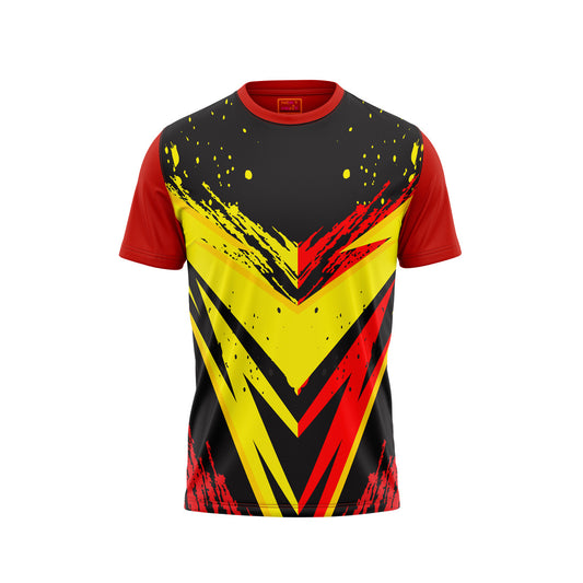 Red Round Neck Half Sleeve Tshirt NextprintrE14