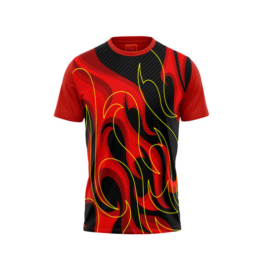 Red Round Neck Half Sleeve Tshirt NextprintrE150