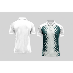 Next Print Cricket Polo Half White Customized Jersey NPCWH00A147