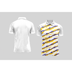Next Print Cricket Polo Half White Customized Jersey NPCWH00A148