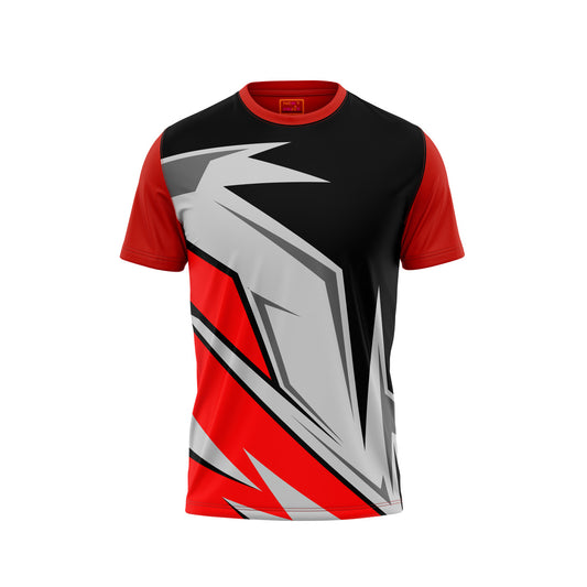 Red Round Neck Half Sleeve Tshirt NextprintrE158