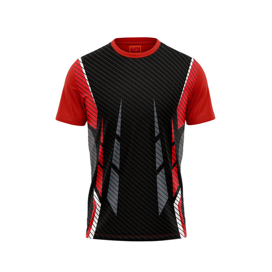 Red Round Neck Half Sleeve Tshirt NextprintrE165