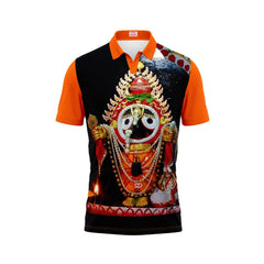 Next Print Puri Jagannath Photoprinted Tshirt Orange Colour Design 14