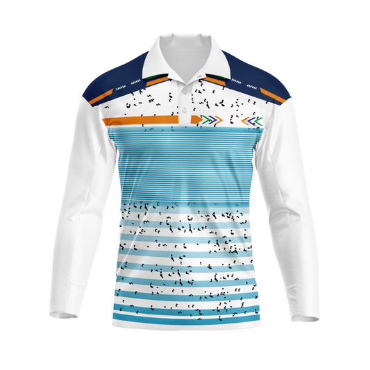 Next Print Polo Neck White Customized Jersey NP00001A14