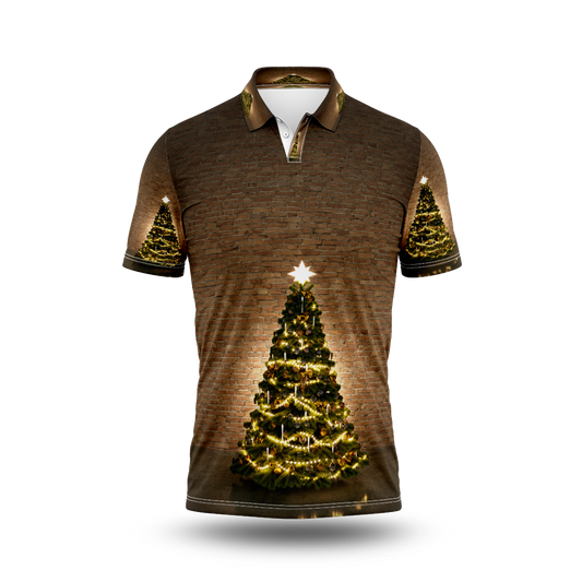 Christmas Tree Printed T-Shirt.