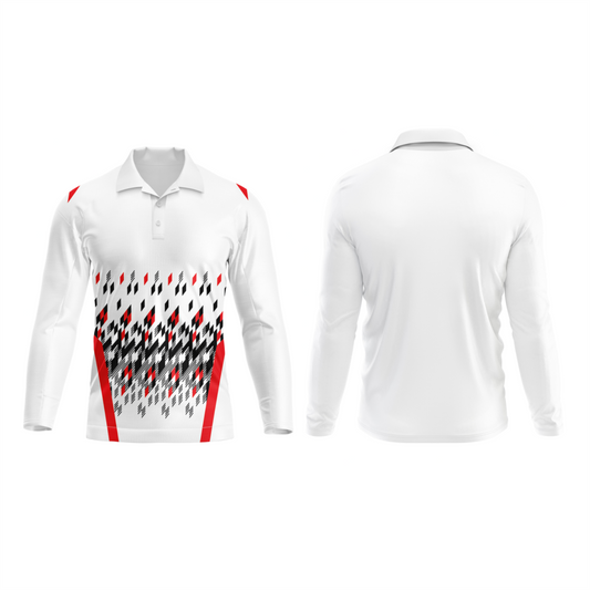 Next Print Polo Neck White Customized Jersey NP00001A116