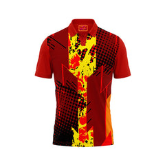 Red Polo Neck Half Sleeve T Shirt NextprintrE192