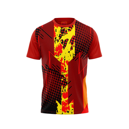 Red Round Neck Half Sleeve Tshirt NextprintrE182