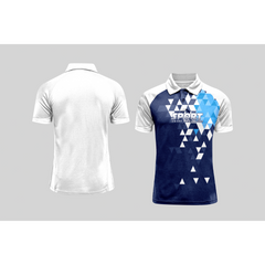 Next Print Cricket Polo Half White Customized Jersey NPCWH00A155