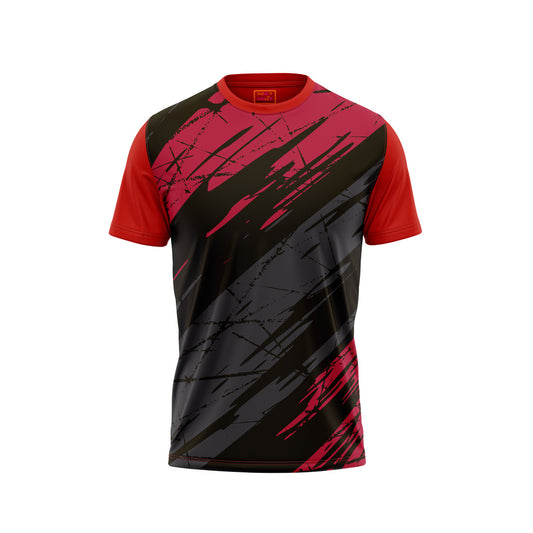 Red Round Neck Half Sleeve Tshirt NextprintrE188