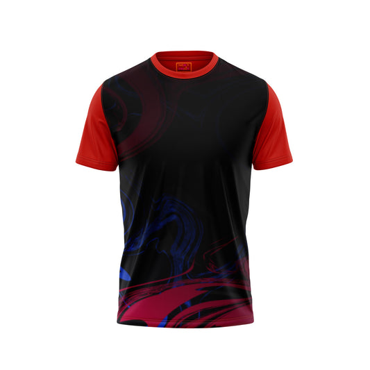 Red Round Neck Half Sleeve Tshirt NextprintrE190