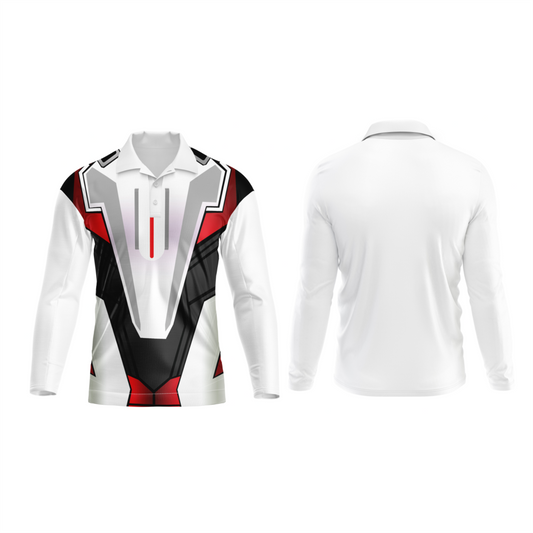 Next Print Polo Neck White Customized Jersey NP00001A113