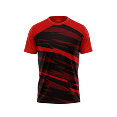 Red Round Neck Half Sleeve Tshirt NextprintrE193