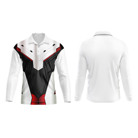 Next Print Polo Neck White Customized Jersey NP00001A111