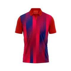 Red Polo Neck Half Sleeve T Shirt Nextprintr244