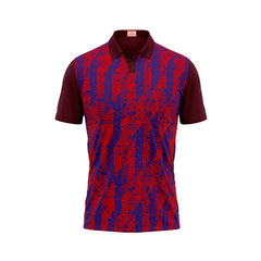 Next Print Customized Polo Neck Maroon Jersey Design 13