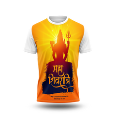 Maha Shivaratri Photo Printed Tshirt