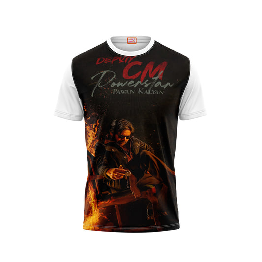 Nextprint Deputy cm pawan kalyan printed tshirt