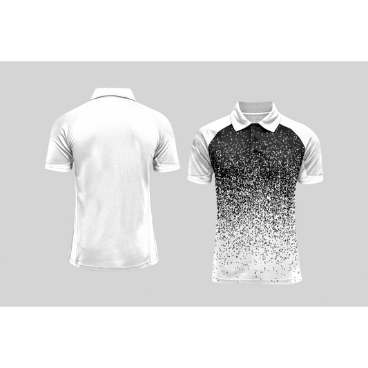 Next Print Cricket Polo Half White Customized Jersey NPCWH00A160