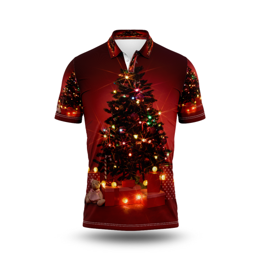 Christmas Tree Printed T-Shirt.