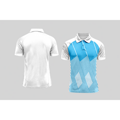 Next Print Cricket Polo Half White Customized Jersey NPCWH00A163