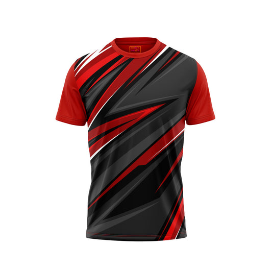 Red Round Neck Half Sleeve Tshirt NextprintrF187