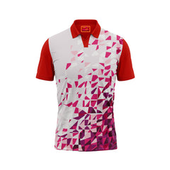 Red Polo Neck Half Sleeve T Shirt Nextprint G1106