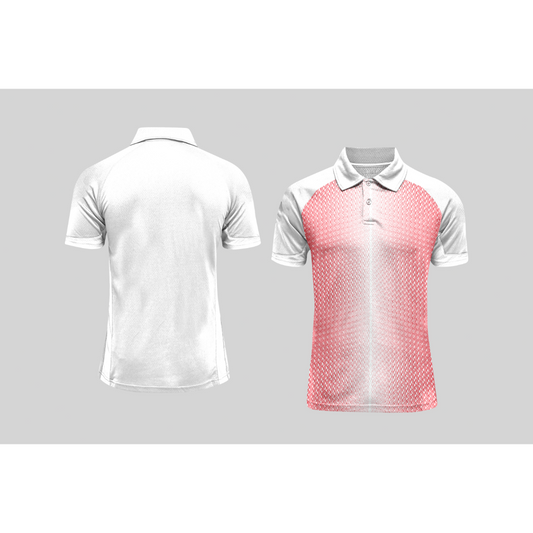 Next Print Cricket Polo Half White Customized Jersey NPCWH00A168