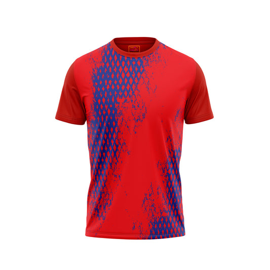 Red Round Neck Half Sleeve Tshirt NextprintrG1125