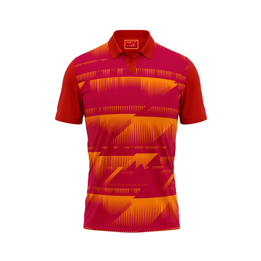 Red Polo Neck Half Sleeve T Shirt Nextprintr247