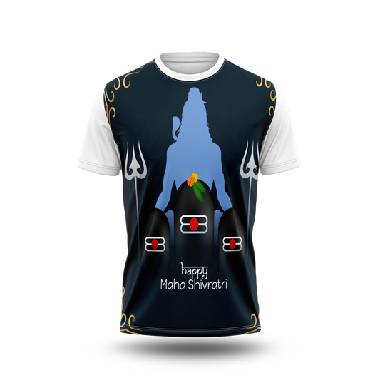 Maha Shivaratri Photo Printed Tshirt