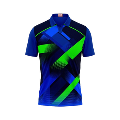 Next Print Customized Polo Neck Royal Blue Jersey NPTS29