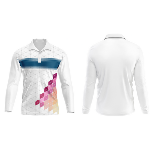 Next Print Polo Neck White Customized Jersey NP00001A213