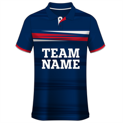 Customized blue red jersey - 1704310369