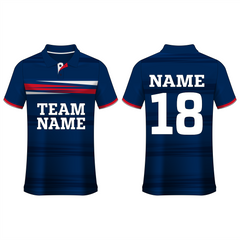 Customized blue red jersey - 1704310369