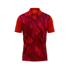 Red Polo Neck Half Sleeve T Shirt Nextprint G1126