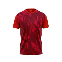 Red Round Neck Half Sleeve Tshirt NextprintrG1126