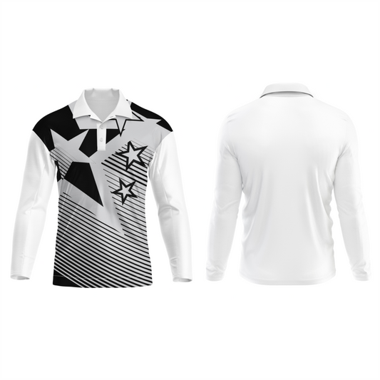 Next Print Polo Neck White Customized Jersey NP00001A99