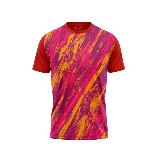 Red Round Neck Half Sleeve Tshirt NextprintrG1148