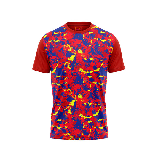 Red Round Neck Half Sleeve Tshirt NextprintrG1152