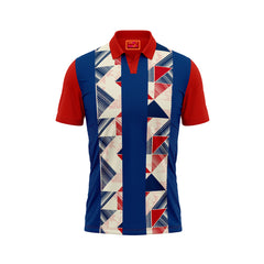 Red Polo Neck Half Sleeve T Shirt Nextprint G1188