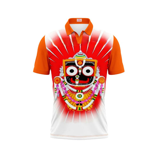 Next Print Puri Jagannath Photoprinted Tshirt Orange Colour Design 17