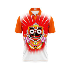 Next Print Puri Jagannath Photoprinted Tshirt Orange Colour Design 17