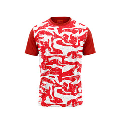 Red Round Neck Half Sleeve Tshirt NextprintrM13