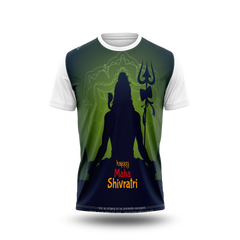 Maha Shivaratri Photo Printed Tshirt