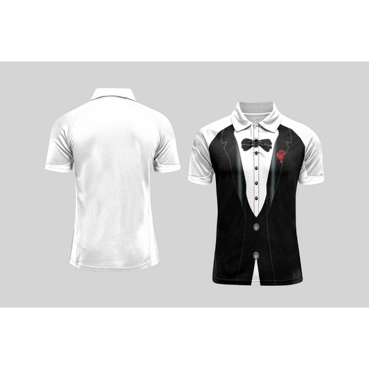 Next Print Cricket Polo Half White Customized Jersey NPCWH00A180